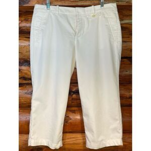 Dockers White Capris Size 12 Regular